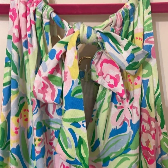 Lilly Pulitzer, romper, NWT, Grove Garden, size L, - Picture 3 of 8